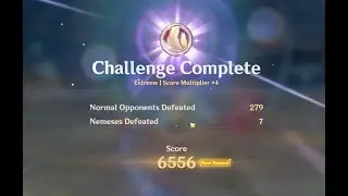 Vibro-Crystals event day 1 - 6556 points - genshin impact