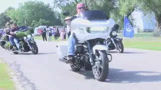 Motorcyclists gather to honor fallen Rockford PD officer in Roscoe