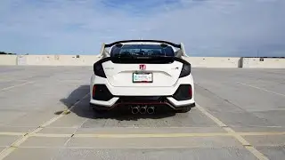 HONDA CIVIC TYPE R FK8  REMUS EXHAUST SOUND WITH BURBLE