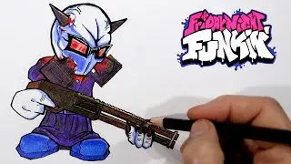 Маг Агент/Рисование/Фрайдей Найт Фанкин. Mag Agent/Drawing/Friday Night Funkin