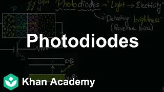 Photodiodes - (working & why it's reverse biased) | Semiconductors | Physics | Khan Academy