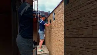 Монтаж фасадных панелей для наружной отделки
