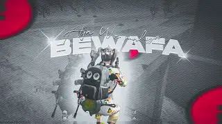 Bewafa X Aja We Mahiya 😔  BGMI EDIT | Tiktok Remix song pubg edit