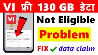 130 gb vi free data || 130 gb vi free data not eligible problem || 130 gb data _ 130 gb