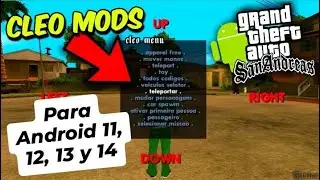😱 CÓMO INSTALAR CLEO MOD EN GTA SA PARA ANDROID 11,12,13,14 😳 - 2024 *FUNCIONA*