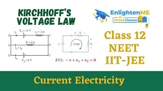 Easy way to understand Kirchhoff's Voltage Law (Tamil) | Current Electricity | Class 12 | NEET | IIT