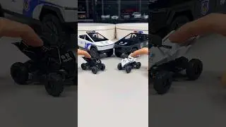 The Tesla Saab pickup truck also has a police version. Isn’t this handsome enough? 