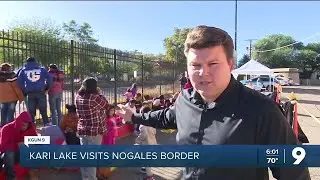 Kari Lake takes her senate campaign to the southern border
