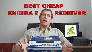 cheap Enigma 2 Digital satellite receiver Amiko Viper 4k51unboxing