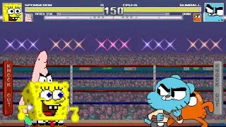 Mugen #19 SpongeBob & Patrick vs Gumball & Darwin