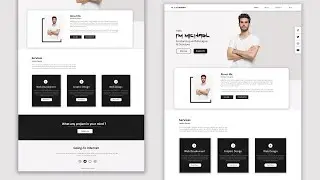 How To Create A Complete Personal Portfolio Website Just using HTML And CSS | Pure HTML And CSS