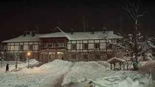 Наш зимний вечер в Логойске