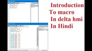 Types of macro in delta HMI | macro explanation | Introduction to macro in delta HMI in Hindi