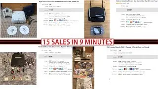EBAY RESELLING UK SALES UPDATE! 15 SALES IN 9 MINS! THE BIG GAMING ONE!