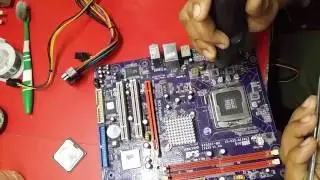 how to repair  ECS 945GCT M2 motherbord for power repairing