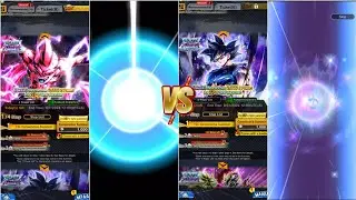 Ultra Buu Kid Summon Vs Ultra Instinct Sign Goku Summon | Dragon Ball Legends