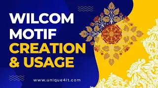Motif Usage and Creation,  motif in WiLCOM Textile Embroidery