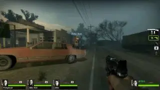 Gangster shoots sideways