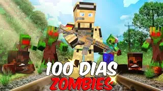 Sobreviví 100 DÍAS en un APOCALIPSIS ZOMBIE en Minecraft