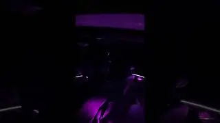 Ford Focus 3 full tuning. Interior lighting and starry sky.