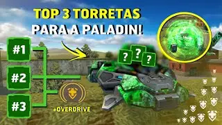 TOP 3 TURRETS for PALADIN | BEST COMBINATIONS - Tanki Online