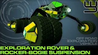 Space Engineers - Exploration Rover & Rocker-Bogie Suspension