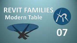Modern Parameteric Table Revit Family