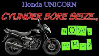 Honda unicorn | cylinder bore | seize | Tamil