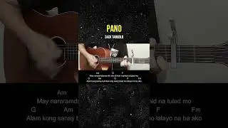 Pano - Zack Tabudlo | Guitar Tutorial