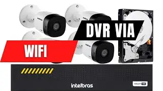 COMO CONECTAR NVR OU DVR VIA WIFI  SEM USAR  CABO DE DE INTERNET E ACESSAR REMOTAMENTE.