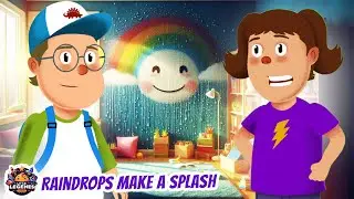 Raindrops Make a Splash! ️🌦️🌈Nursery Rhymes | Little Legends