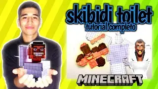 COMO HACER MI PROPIO MUÑECO DE SKIBIDI TOILET!! VERSIÓN MINECRAFT