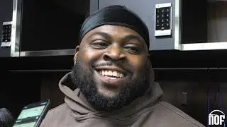 Khalen Saunders on his first career interception and familiarity with Patrick Mahomes