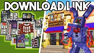 FNAF 2 Speedbuild & Map Tour in Minecraft