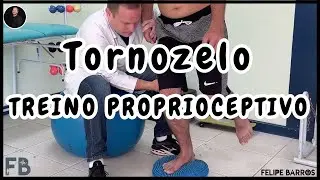 Treino proprioceptivo para tornozelo | Prof. Felipe Barros