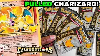 PULLED CHARIZARD! Pokemon Celebrations 25th Anniversary Booster Packs! *EARLY*