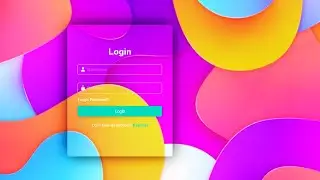 Login Form Using HTML & CSS Transparent Login Form | With Source Code | 