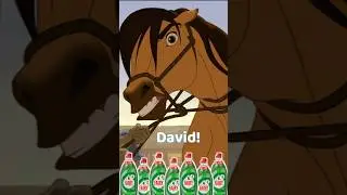 MIND YOUR BUSINESS, DAVID! 🧴#shorts #meme #funny #spiritstallionofthecimarron #vine #horse #movie