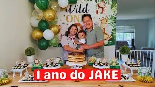 Festa de ANIVERSÁRIO de 1 ANO do JAKE!