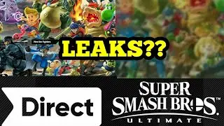 Super smash bros ultimate direct tomorrow+leak