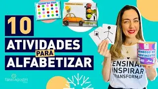 10 ATIVIDADES LÚDICAS PARA ALFABETIZAR E PREPARAR A CRIANÇA PARA A ESCRITA