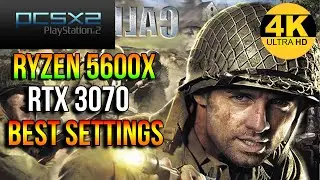 Call of Duty 3 | PCSX2 1.7.4 | BEST SETTINGS | RTX 3070 + RYZEN 5600X | 2023