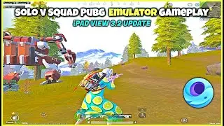 Pubg Mobile Emulator Gameplay (Solo vs Squad) iPad View 3.2 | GTX 750ti | PUBG Mobile Gameloop