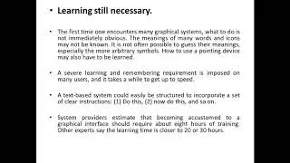 m16   Graphical Systems Advantages and disadvantages