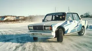 ЗИМНИЙ ДРИФТ НА ЖИГУЛЯХ