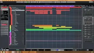 How I organize Cubase 9.5 and draw VST Effects Track Automation