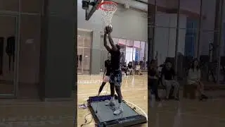Power Session w T1 MVP “Bachir” ‼️ #basketball Vertimax Resisted Press w Ball Attachment