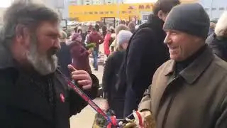 Курапатская варта, вясна 2017 г, песня "Кураняты" і выпадковая сустрэча з Андрэеем Федарэнка