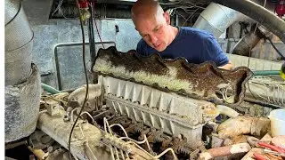 Is Our Caterpillar BOAT Engine In Trouble? Ep 177  #marineengine #engineroom