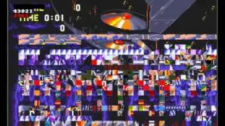 Sonic 3 Complete Debug Glitch 01 (WARNING: Flashing Objects.)